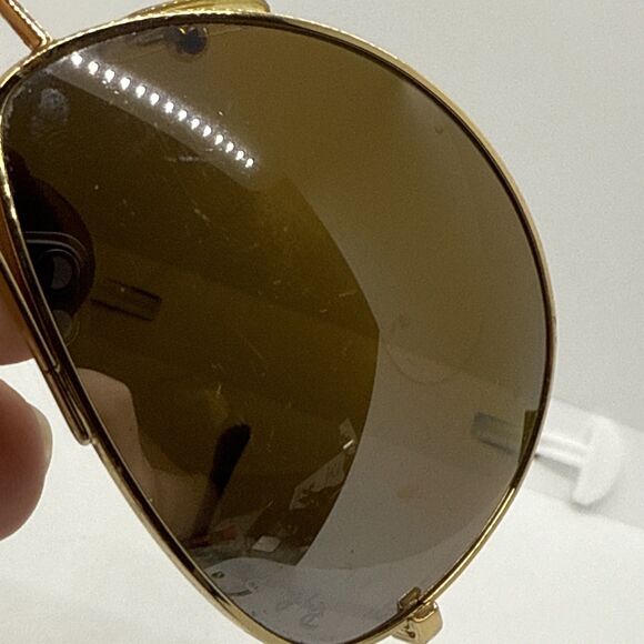 Ray-Ban RB3293 001/84 Sunglasses Gold FRAMES Brown Gradient Lens 63-13 Polarized - Picture 3 of 16